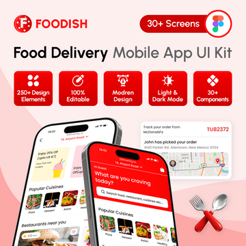 Foodis β Food Delivery App UI Kit