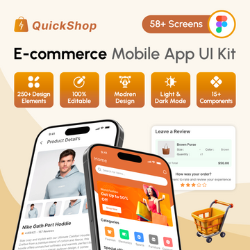 QuickShop β eCommerce App UI Kit