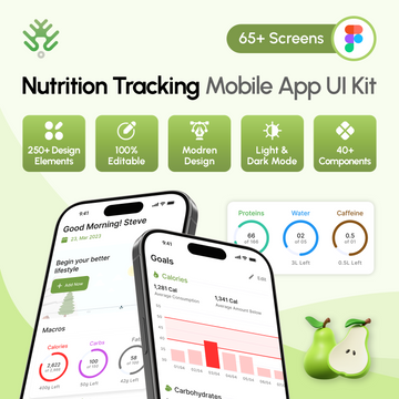 Nutrition Tracking β Diet Log UI Kit