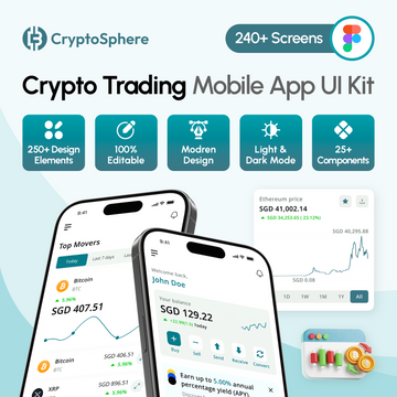 CryptoSphere - Crypto App UI Kit